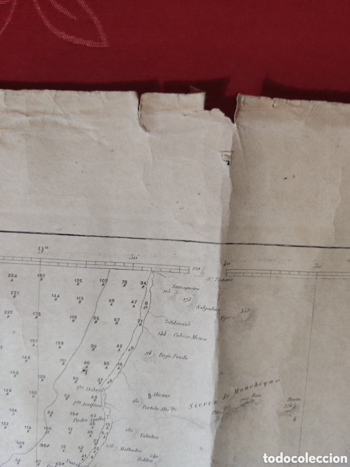 L&iacute;neas de navegaci&oacute;n: Carta n&aacute;utica de la costa sudoeste de la pen&iacute;nsula ib&eacute;rica - Foto 5