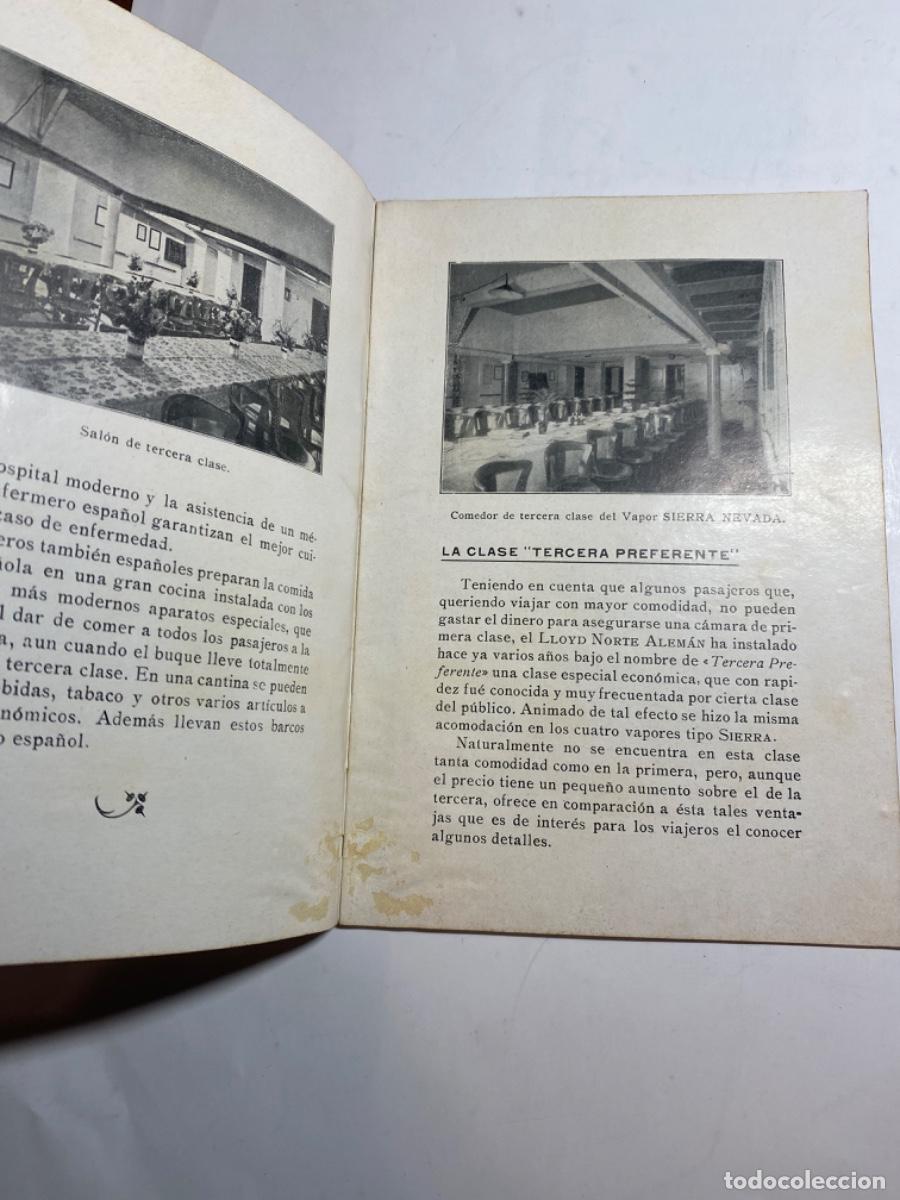 L&iacute;neas de navegaci&oacute;n: LLOYD NORTE ALEMAN BREMEN. SERVICO TRANSATLANTICO DEL SUR - Foto 3