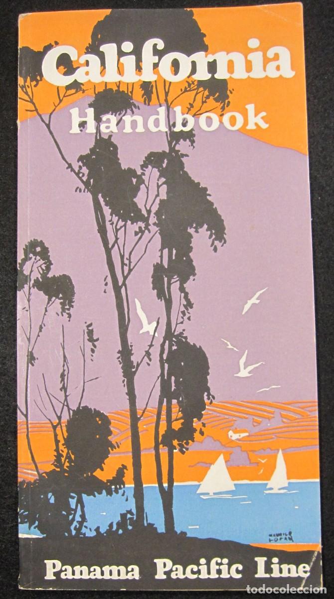 L&iacute;neas de navegaci&oacute;n: CALIFORNIA HANDBOOK. Panama Pacific Line. 1932? - Foto 1