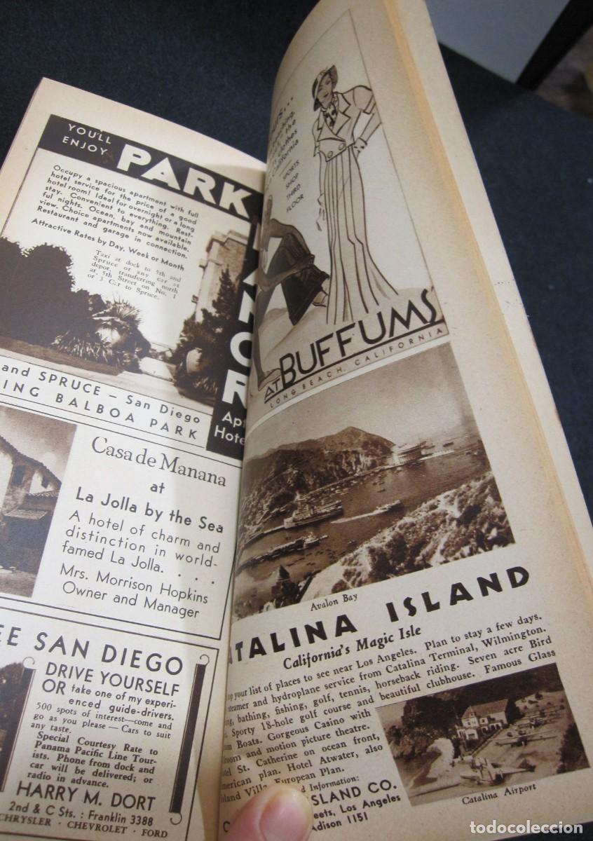 L&iacute;neas de navegaci&oacute;n: CALIFORNIA HANDBOOK. Panama Pacific Line. 1932? - Foto 9