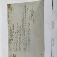 Líneas de navegación: CONOCIMIENTO DE EMBARQUE DE CÁDIZ A LA HABANA.1856.