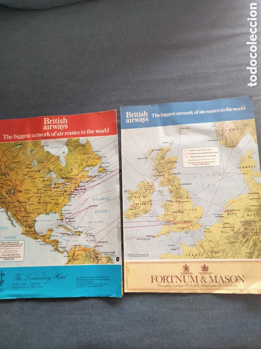 L&iacute;neas de navegaci&oacute;n: Folleto publicitario de British Airways - Foto 1
