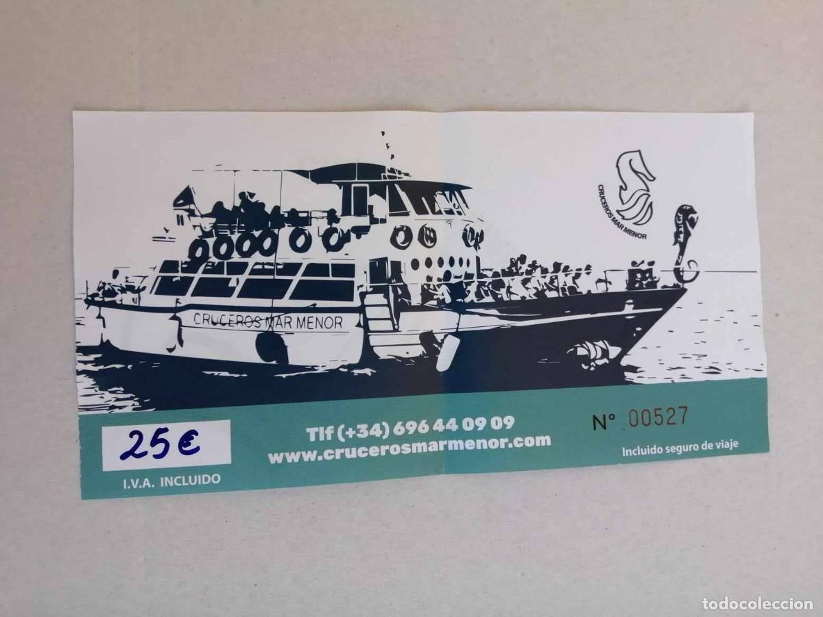 L&iacute;neas de navegaci&oacute;n: TICKET VIAJE CRUCEROS DEL MAR MENOR - Foto 1