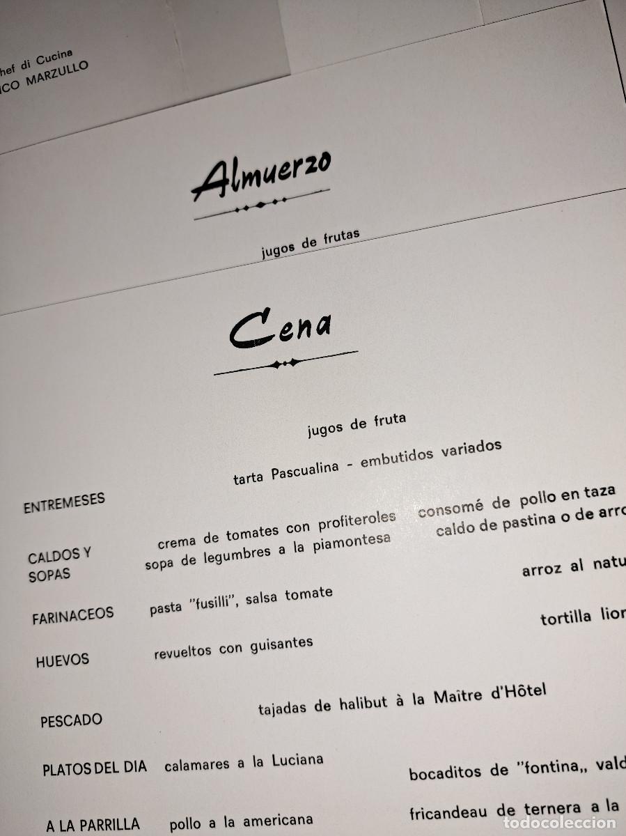 L&iacute;neas de navegaci&oacute;n: LINEA C - CRUCERO DE SEMANA SANTA - PRIMAVERA 1976 - PROGRAMAS - MENUS - CINTA - Foto 11