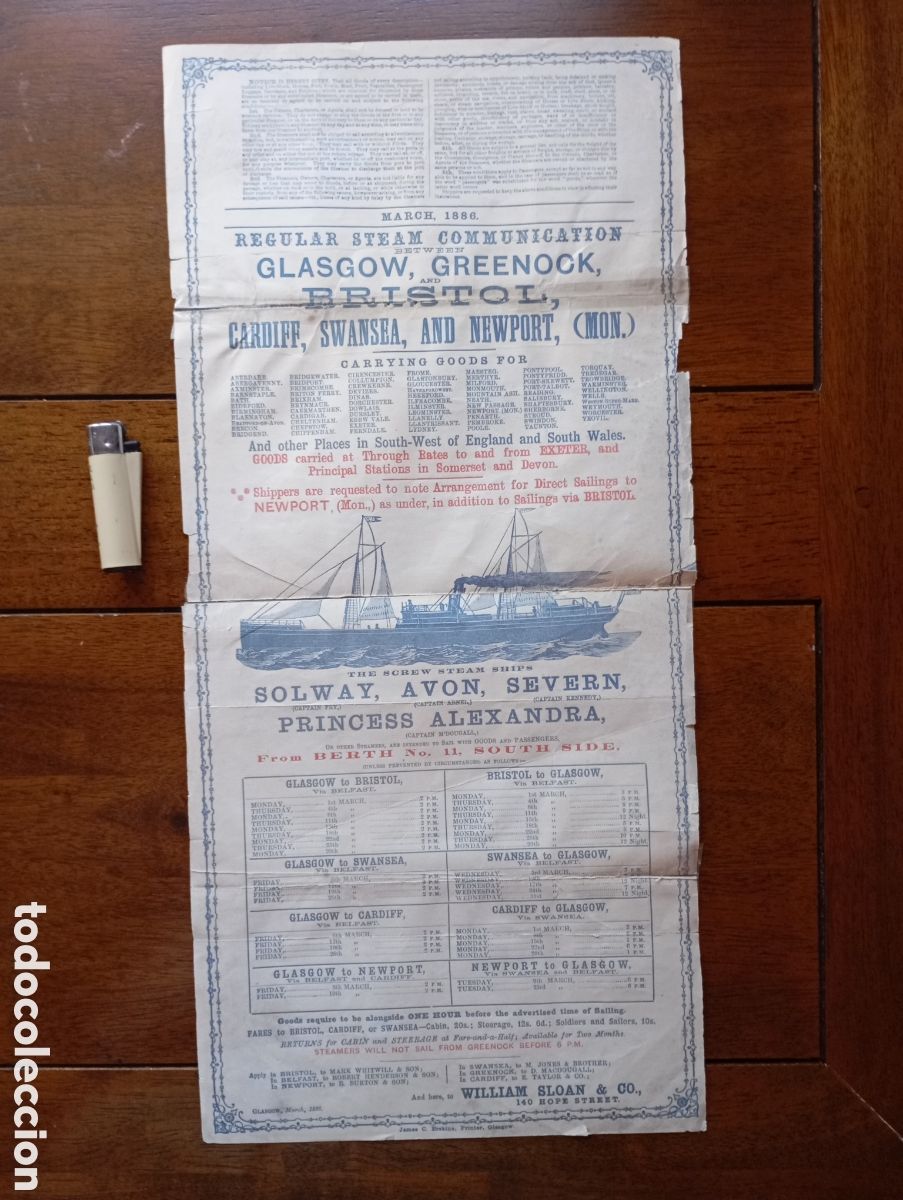 L&iacute;neas de navegaci&oacute;n: Cartel salida de barcos - Foto 7