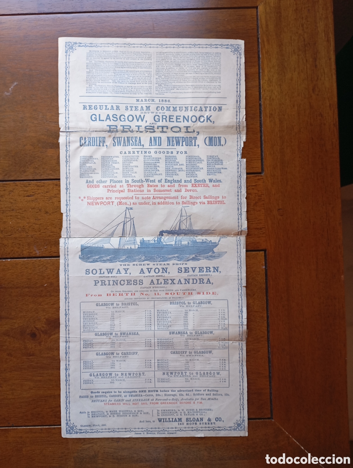 L&iacute;neas de navegaci&oacute;n: Cartel salida de barcos - Foto 1