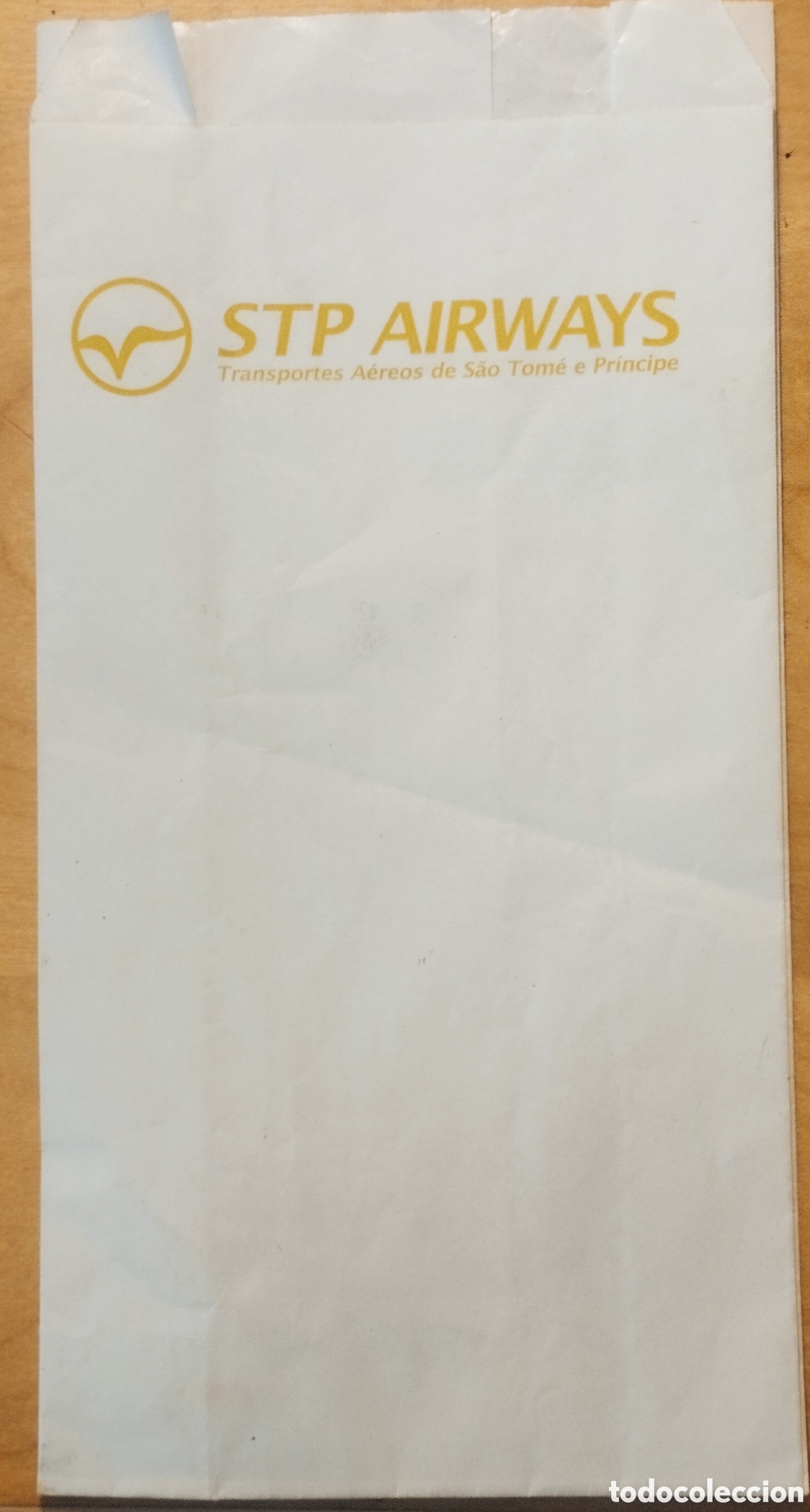 L&iacute;neas de navegaci&oacute;n: STP AIRWAYS - BOLSA DE MAREO - SICKNESS BAG - Foto 1