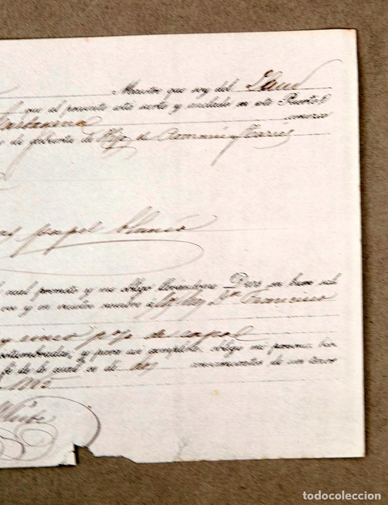 L&iacute;neas de navegaci&oacute;n: BILLETE BARCO DE VAPOR - 1863 - Foto 3