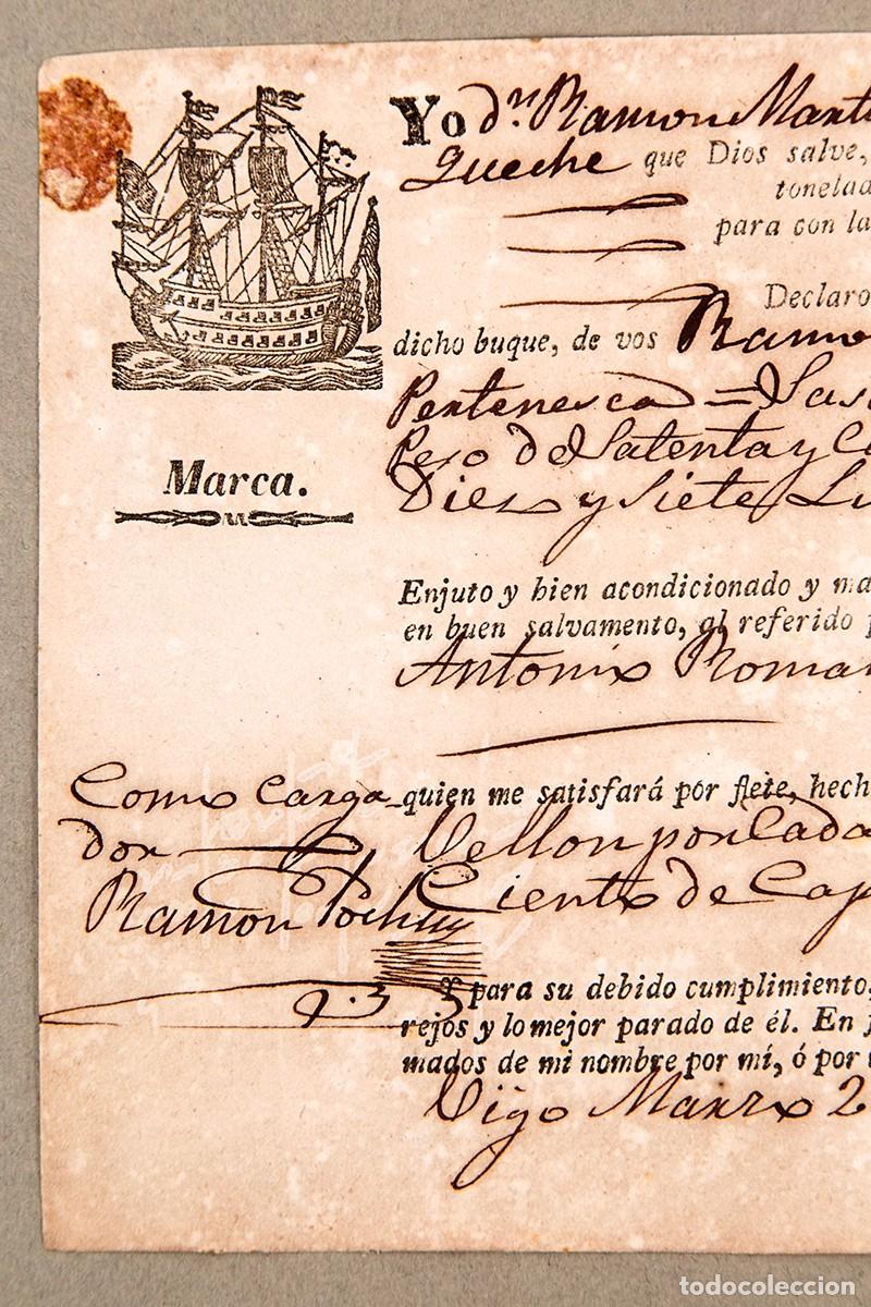 L&iacute;neas de navegaci&oacute;n: BILLETE BARCO DE VAPOR - 1849 - Foto 2