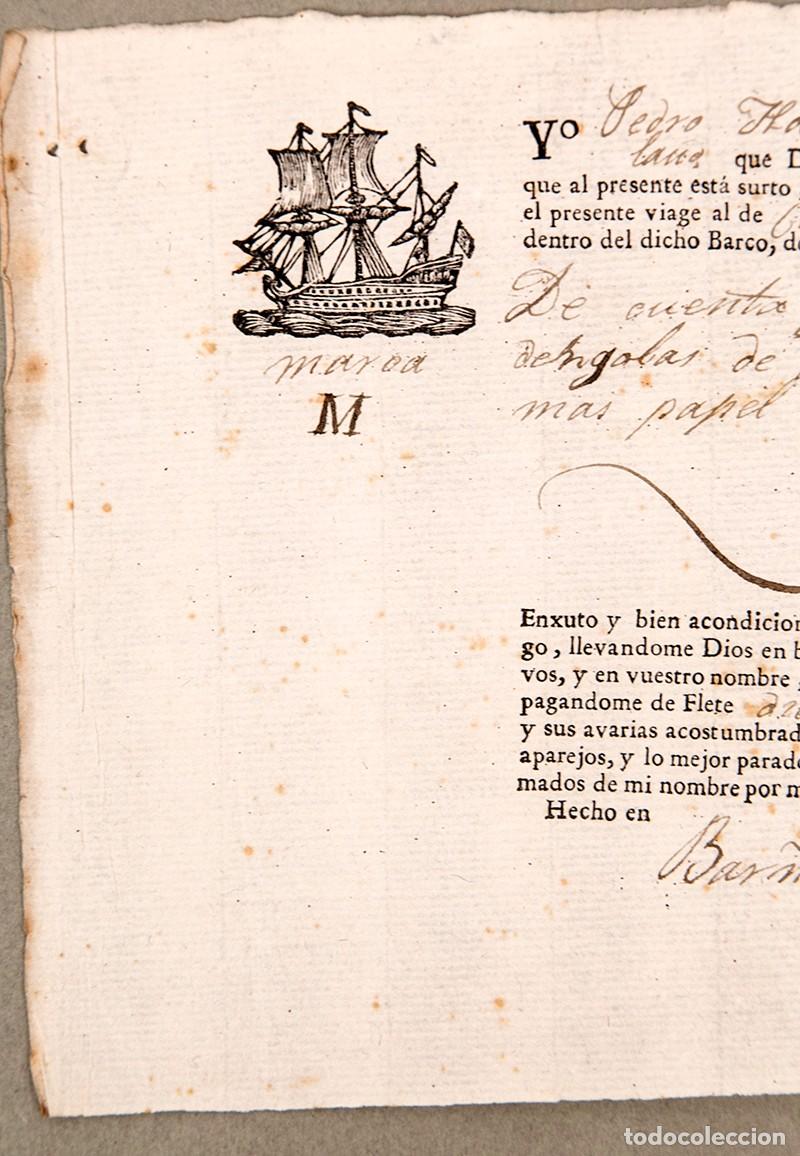 L&iacute;neas de navegaci&oacute;n: BILLETE BARCO DE VAPOR - 1827 - Foto 2