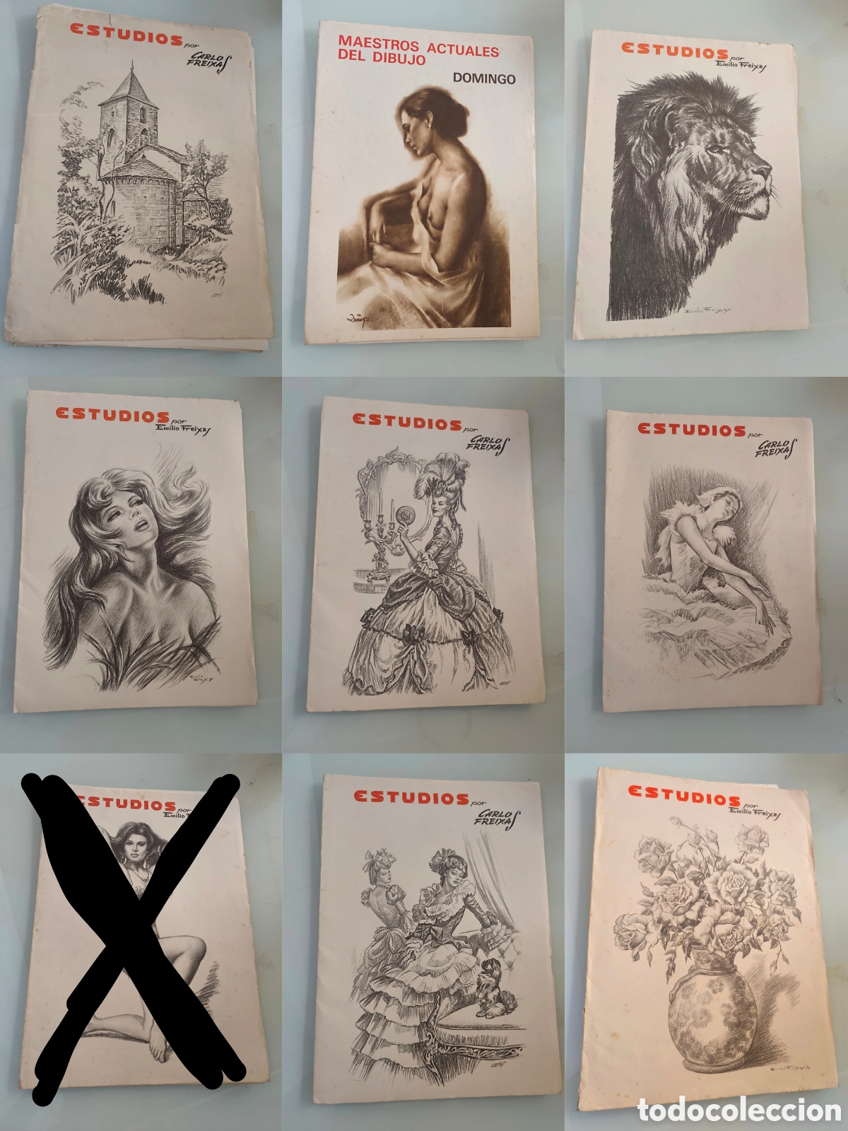 L&iacute;neas de navegaci&oacute;n: Lote Estudios Freixas y Domingo. 8 carpetas con l&aacute;minas. Ver fotos