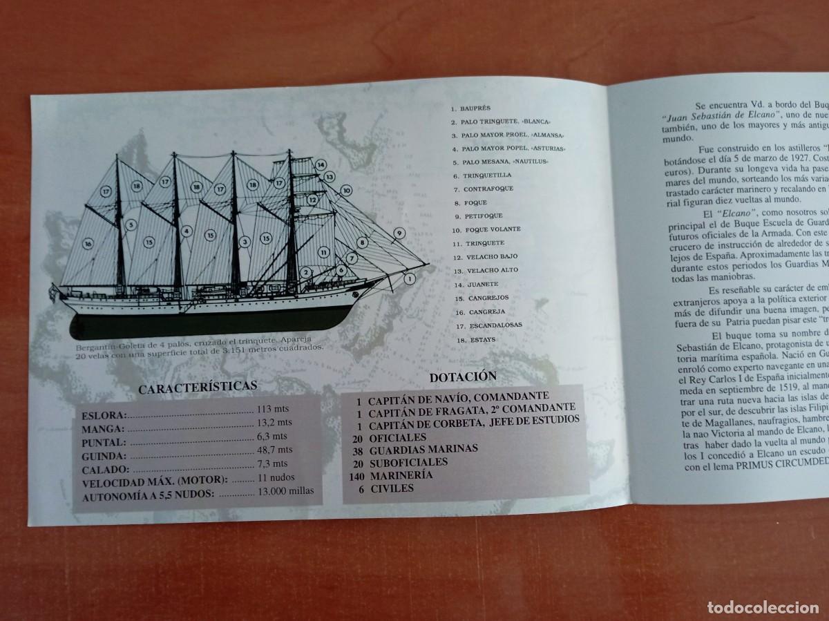 L&iacute;neas de navegaci&oacute;n: JUAN SEBASTIAN EL CANO, FOLLETO DOBLE - Foto 2