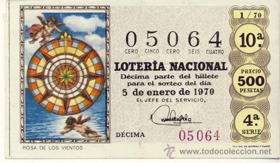 Loterie Nationale: LOTERIA NACIONAL 1970. SORTEO 1
