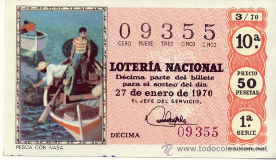 Loterie Nationale: LOTERIA NACIONAL 1970. SORTEO 3