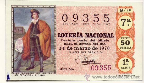 Loterie Nationale: LOTERIA NACIONAL 1970. SORTEO 8