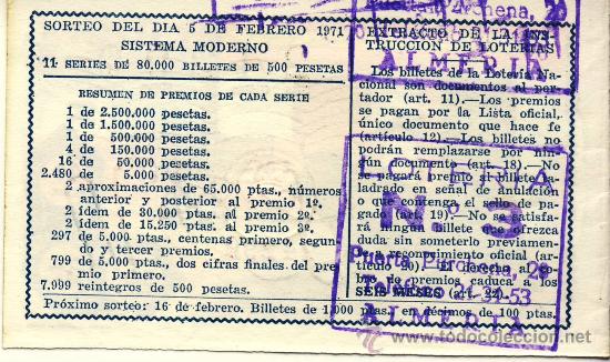 Loterie Nationale: COLECCIONISMO POR ADMINISTRACIONES. ADMON.  n&ordm; 3 ALMERIA