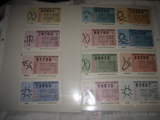 Lotteria Nationale Spagnola: LOTERIA NACIONAL  TEMA  HOROSCOPO   20 DECIMOS  1991