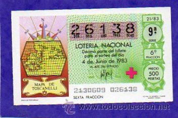 Nationale spanische Lotterie: LOTERIA NACIONAL A&Ntilde;O COMPLETO  1983