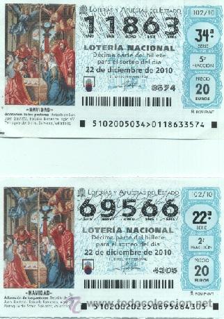 Nationale spanische Lotterie: Loteria Nacional de Navidad 2010 [69566 / 11863]
