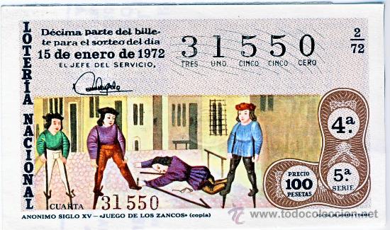 Loterie Nationale: LOTERIA NACIONAL.- SORTEO 2 DE 1972.-(3)