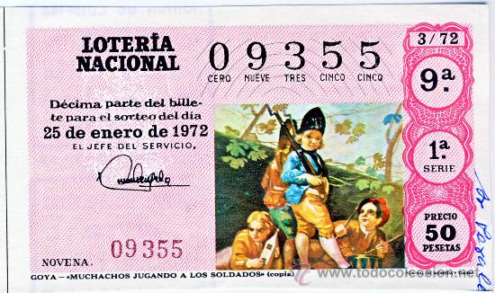 Loterie Nationale: LOTERIA NACIONAL.- SORTEO 3 DE 1972.-(4)