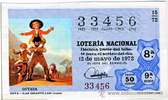 Loterie Nationale: LOTERIA NACIONAL.- SORTEO 15 DE 1972.- (3)