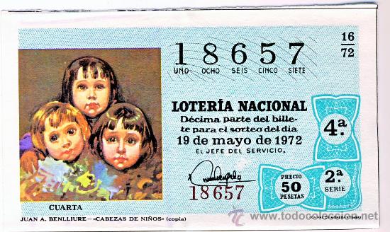 Loterie Nationale: LOTERIA NACIONAL.-SORTEO 16 DE 1972 (2)