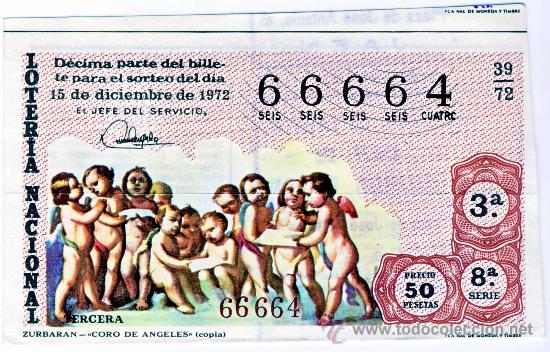 Loterie Nationale: LOTERIA NACIONAL.- SORTEO 39 DE 1972.- (1)