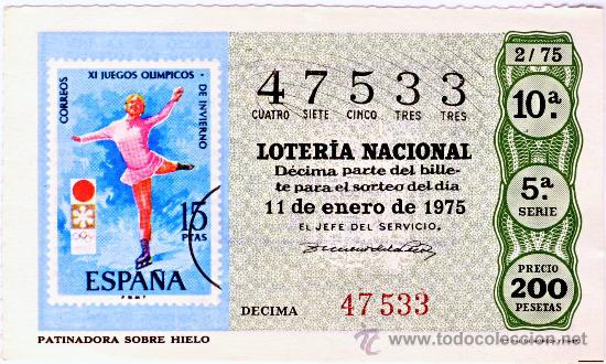 Lotaria Nacional: LOTERIA NACIONAL.- SORTEO 2 DE 1975 (2).-
