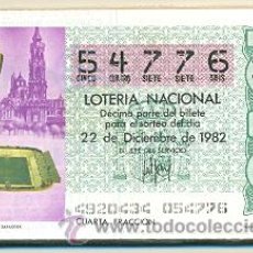 Lotería Nacional: 9-190. LOTERIA NACIONAL AÑO 1982. COMPLETO. 49 SORTEOS. Lote 29330796