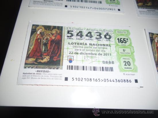 Lotteria Nationale Spagnola: LOTERIA NACIONAL SORTEO GORDO DE NAVIDAD  22 DE DICIEMBRE  2011