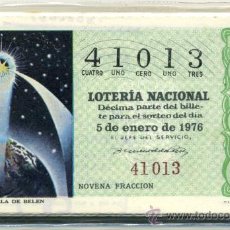 Lotería Nacional: LOTERÍA NACIONAL - 1976. Lote 30234059