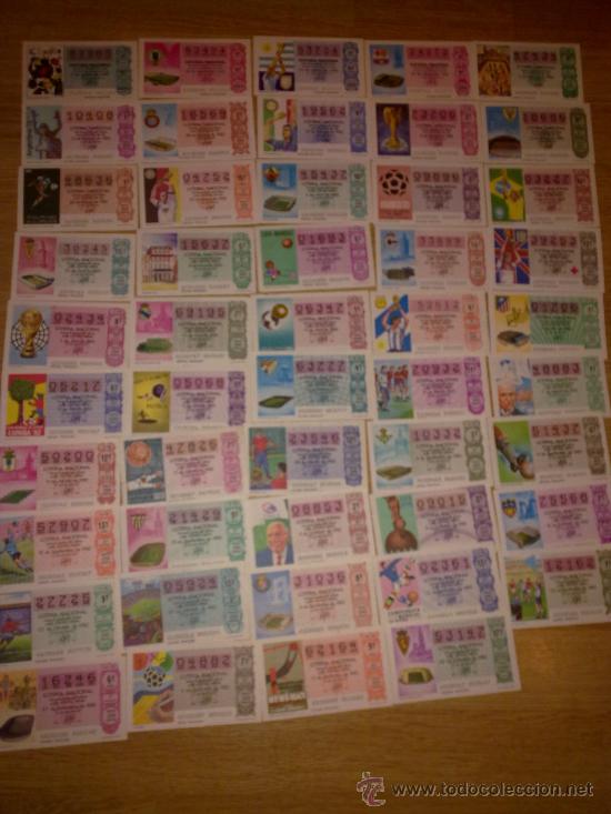 Loter&iacute;a nacional: decimos MUNDIAL 82