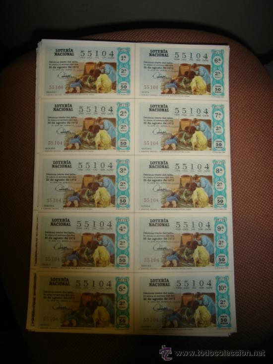 Loterie Nationale: PLIEGO LOTERIA NACIONAL 1972. SORTEO 27