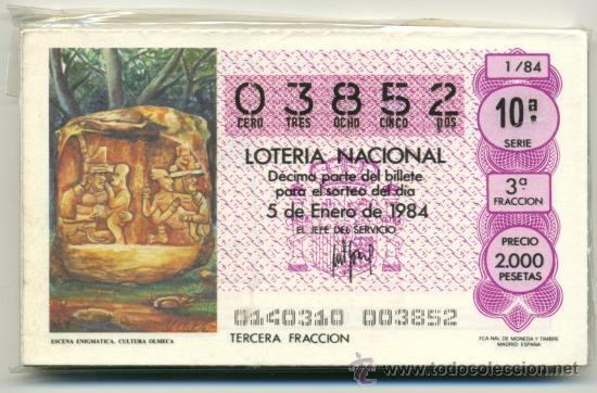 Nationale spanische Lotterie: Loter&iacute;a Nacional - 1984