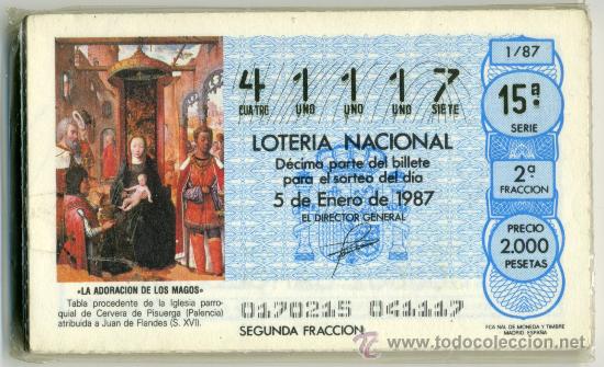 Loter&iacute;a Nacional: Loter&iacute;a Nacional - 1987