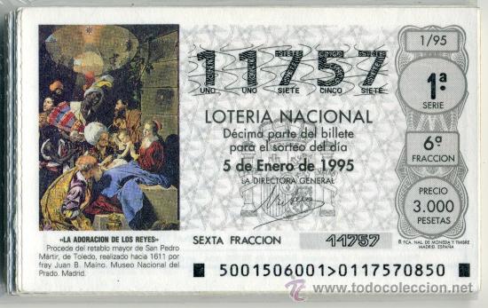 Nationale spanische Lotterie: Loter&iacute;a Nacional - 1995