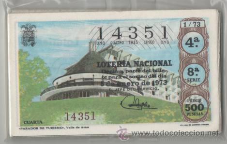 Lotaria Nacional: Loter&iacute;a Nacional de los s&aacute;bados, a&ntilde;o completo ( 1973 )