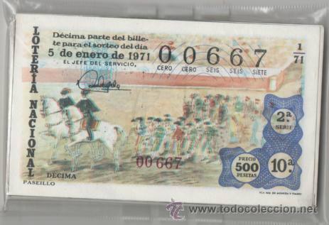 Lotaria Nacional: Loter&iacute;a Nacional 1971 ( s&aacute;bados ) colecci&oacute;n completa, a&ntilde;o completo