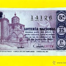 Lotería Nacional: LOTERIA NACIONAL SORTEO 18 DE 1965. Lote 46424032