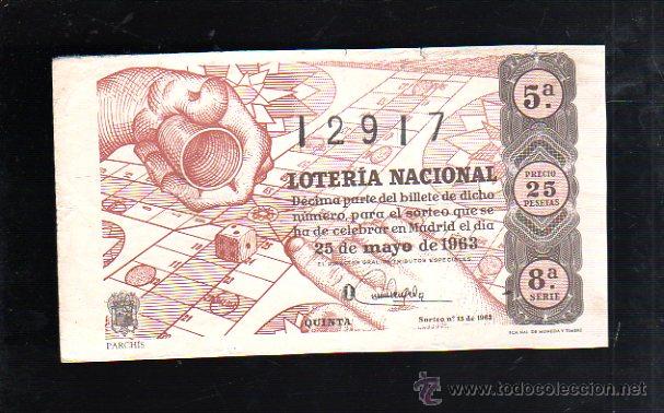 National Spanish Lottery: BILLETE DE LOTERIA NACIONAL. SORTEO NUMERO 15 DE 1963.