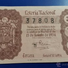 Lotaria Nacional: LOTERÍA NACIONAL SORTEO 32 DE 1956. Lote 47685621