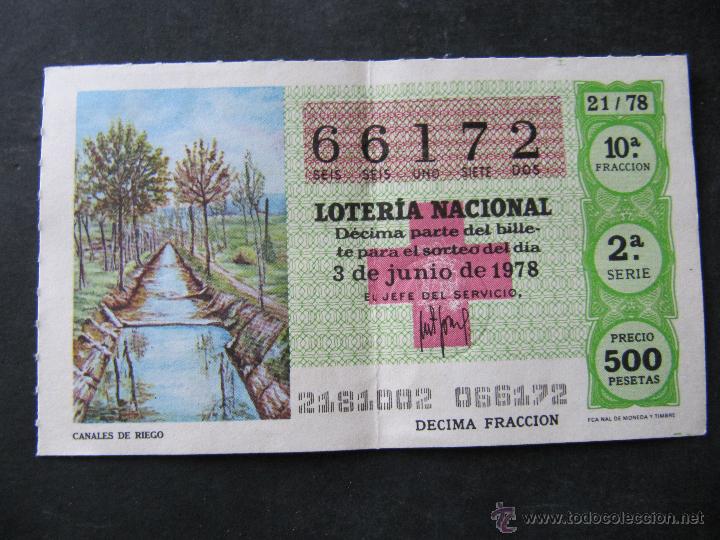 Loterie Nationale: LOTERIA NACIONAL. 3 DE JUNIO DE 1978