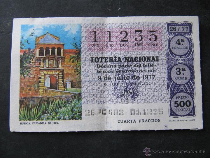 Loterie Nationale: LOTERIA NACIONAL. 10 DE SEPTIEMBRE DE 1977. GRAN CANARIA LA CASA DE COLON