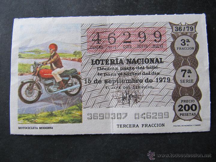 Loter&iacute;a Nacional: LOTERIA NACIONAL.15 DE SEPTIEMBRE 1979