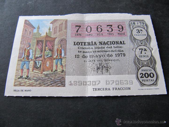 Loter&iacute;a Nacional: DECIMO LOTERIA NACIONAL. 12 DE MAYO 1979