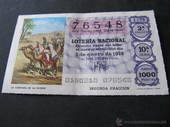 Loter&iacute;a Nacional: DECIMO LOTERIA NACIONAL. 5 DE ENERO 1979