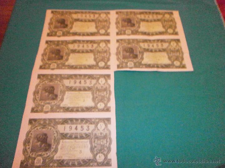 Lotaria Nacional: 6 billete loteria nacional 22 de diciembre de 1950