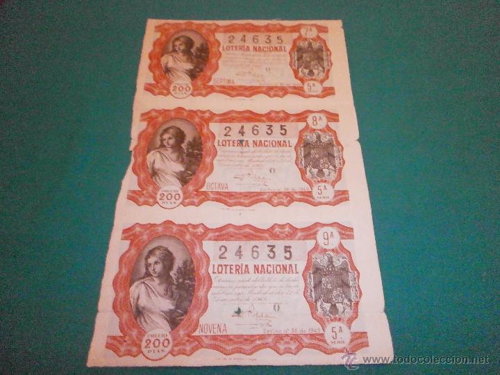 Lotaria Nacional: billete loteria nacional 22 de diciembre de 1949