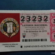Lotería Nacional: DECIMO DE LOTERIA CAPICUA 